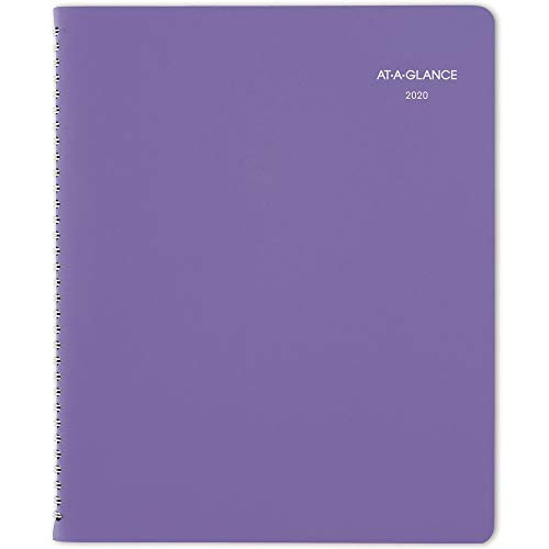 AT-A-GLANCE 2020 Weekly & Monthly Planner, Appointment Book, 8-1/2" x 11", Large, Beautiful Day, Lavender (938P-905)