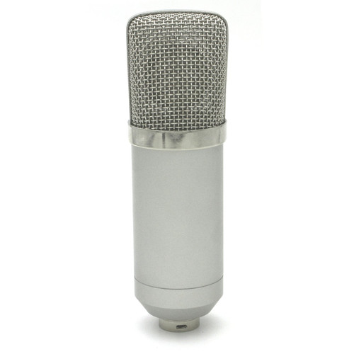 ZRAMO Large Diagram Condenser Mics Recording Microphone Studio Professional mic for Computer PC Use, Best Recording Studio Equipment for Recording (Silver)