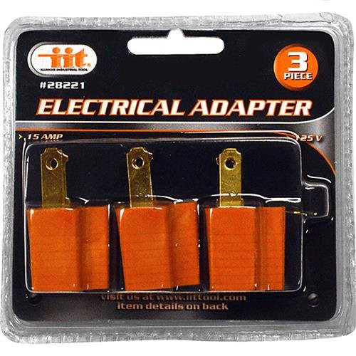 IIT 28221 3Pc Electrical Adapter Illinois Industrial Tool,