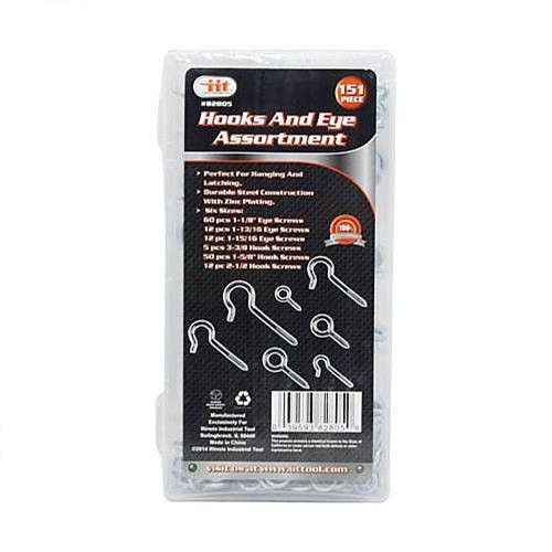 IIT 82805 Hooks and Eye Assortment (151 Piece)