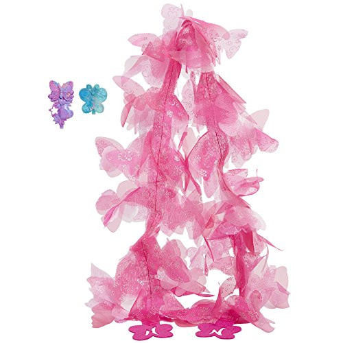 Fancy Nancy Pink Boa + 2 Hair Clips, 46 Inches Long