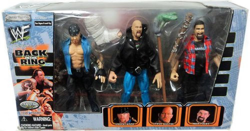 WWF Back in the Ring "Undertaker" "Steve Austin" and "Mick Foley"