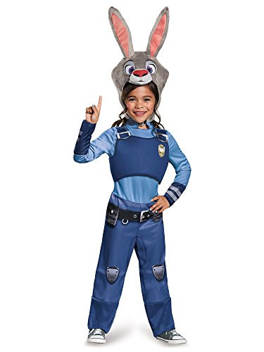Judy Hopps Classic Zootopia Disney Costume, X-Small/3T-4T