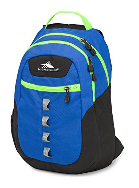 High Sierra Opie Backpack, Vivid Blue/Black/Lime