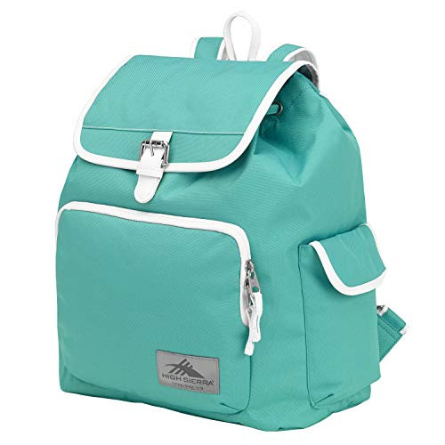 High Sierra Elly Backpack, Turquoise/White