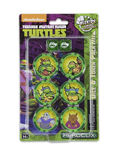 WizKids HeroClix - Teenage Mutant Ninja Turtles Dice & Token Pack