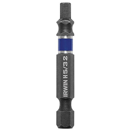 IRWIN Tools 1899880 Impact Performance Series Screwdriver Power Bits, 5/32 Hex, 2-Inch Length, 10-Pack