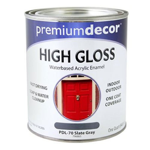 True Value Company PDL70-QT PDL Slat Grey Enamel, 1 quart