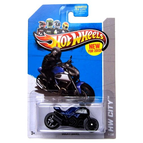 Mattel Hot Wheels 2013 Ducati Diavel Blue HW City 9/250