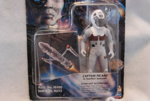 Star Trek First Contact Captain Picard in Starfleet Space 6 inch Action Figure