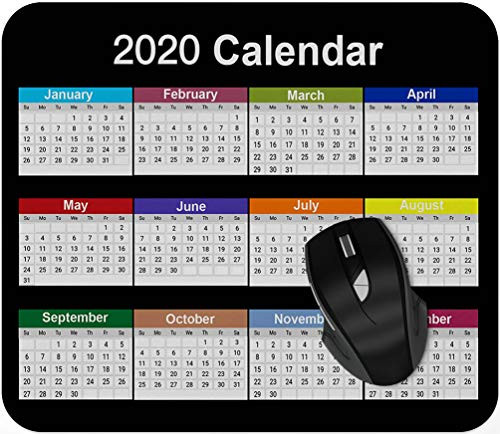 Special Design 2020 Calendar Mouse pad Gaming Mouse pad Mousepad Nonslip Rubber Backing