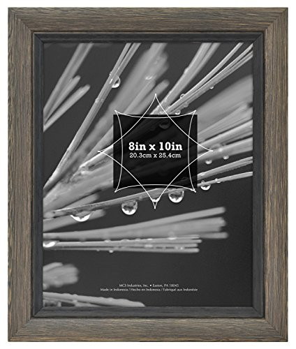 MCS 8x10 Inch Regency Wood Frame, Gray Woodgrain (45957)
