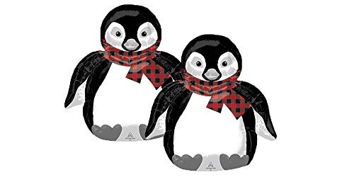 Set of 2 Cozy Penguin 28" Foil Party Balloons