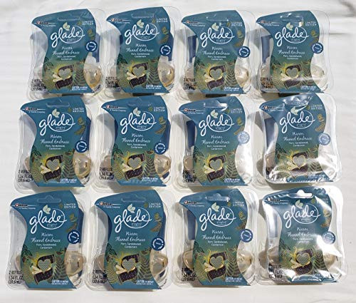 24 Glade PLUGINS Scented Oil Refills Warm Flannel Embrace Limited 12 Twin Packs