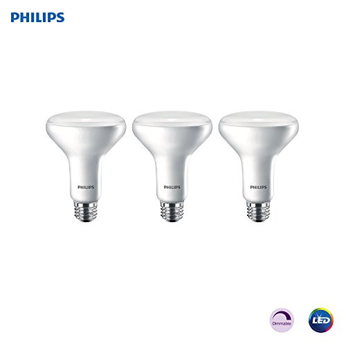 Philips LED Dimmable BR30 Light Bulb: 650-Lumen, 2700-Kelvin, 11-Watt (65-Watt Equivalent) E26 Base, Frosted, Soft White, 3-Pack Philips LED Dimmable BR30 Light Bulb: 650-Lumen, 2700-Kelvin, 11-Watt (65-Watt Equivalent) E26 Base, Frosted, Soft White, 3-Pack