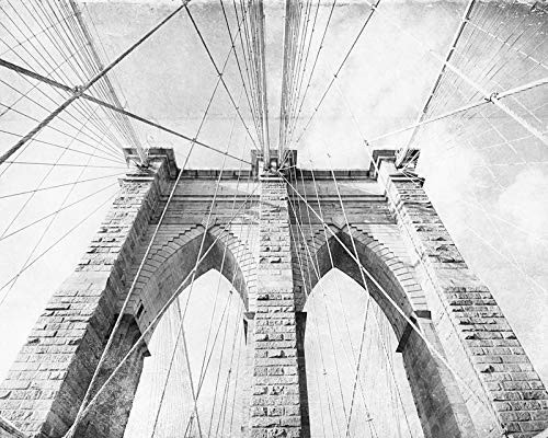 Brooklyn Bridge New York City Photography 8x10 inch print Brooklyn Bridge New York City Photography 8x10 inch print