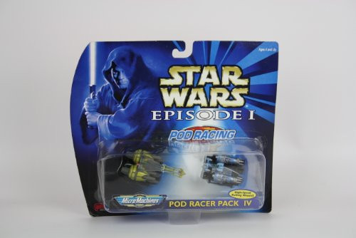 Star Wars Micro Machines Episode I Pod Racer Pack IV - High-Speed Rolling Wheels!
