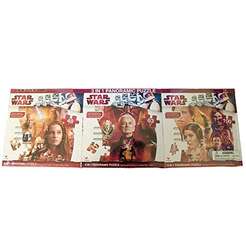 Star Wars 3 in 1 Panoramic Puzzle Set