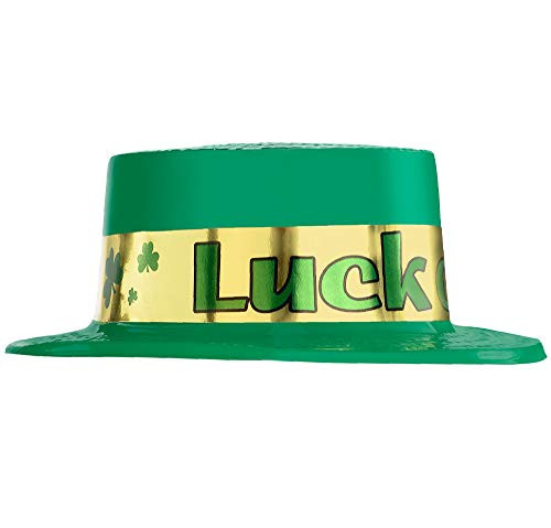 amscan St. Patrick's Day Luck O' The Irish Skimmer Hat | Party Accessory