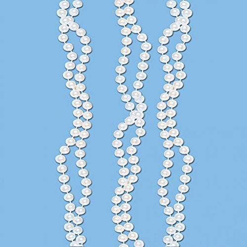 Pearl Necklaces/60 Inch (1 Dozen) - Bulk by US Toy