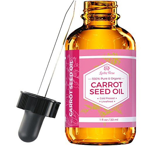 Carrot Seed Oil by Leven Rose, 100% Pure Unrefined Cold Pressed Moisturizer for Hair Skin and Nails 1 oz Carrot Seed Oil by Leven Rose, 100% Pure Unrefined Cold Pressed Moisturizer for Hair Skin and Nails 1 oz