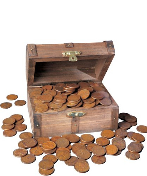 American Coin Treasures Treasure Chest of 1-Pound of Lincoln Wheat-Ear Pennies