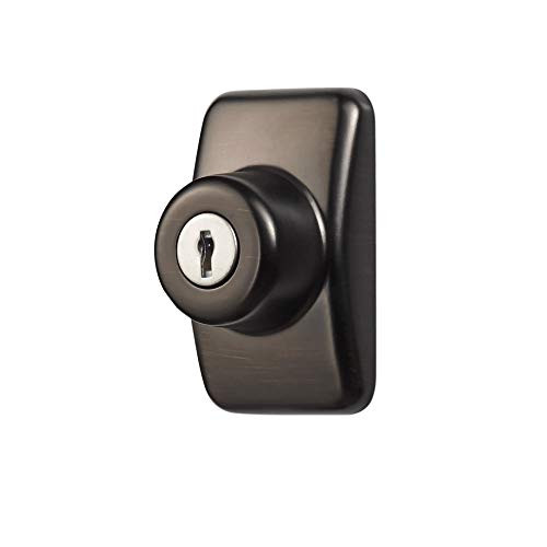 Ideal Security SKGLKORB GL Keyed Deadbolt for Storm and Screen Doors Easy to Install, Oil Rubbed Bronze