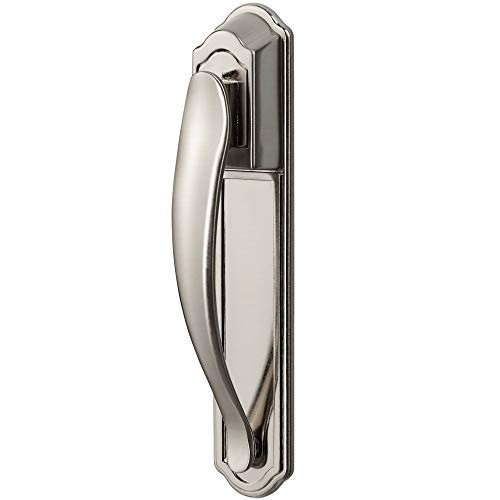 Ideal Security Inc. SKDXSS DX Pull Handle Set for Storm and Screen Doors Easy Upgrade, Satin Silver