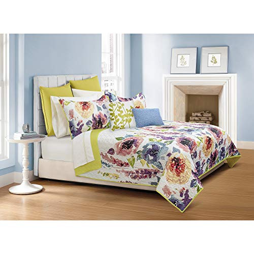 Safdie & Co. Quilt 3PC Set DQ Talia, Full, Queen, Multi
