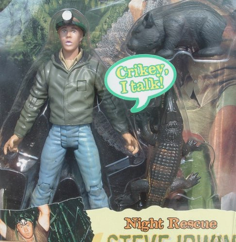 Steve Irwin Crocodile Hunter Talking Figure