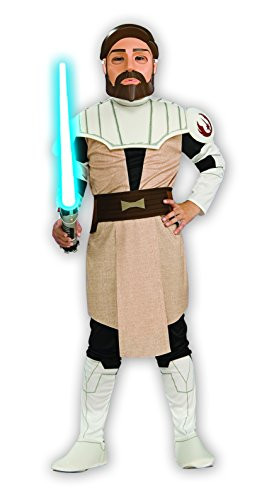 Rubie's Star Wars Clone Wars Child's OBI-Wan Kenobi Costume and Mask, Small