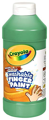 Binney & Smith Crayola(R) Washable Finger Paint, 16 Oz., Green