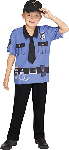 Fun World Police Toddler Costume, One Size, Multicolor