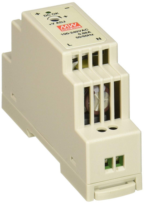MEAN WELL DR-15-12 AC to DC DIN-Rail Power Supply, 12V, 1.25 Amp, 15W, 1.5' MEAN WELL DR-15-12 AC to DC DIN-Rail Power Supply, 12V, 1.25 Amp, 15W, 1.5'