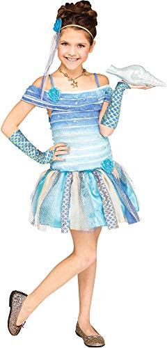 Fun World Mermaid Costume, Medium 8-10, Blue