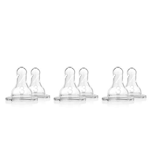 Dr. Brown's Original Nipple, Level 3 (6m+), 6-Pack