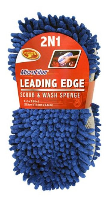 Detailer's Choice 9-58 Microfiber Leading Edge Scrub and Wash Sponge - 1-Each