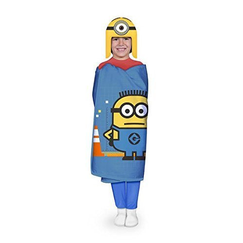 Despicable Me Minion Blanket and Hat by Hoodiwinks