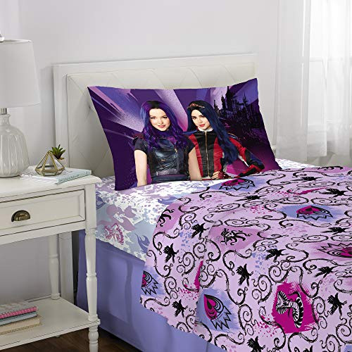 Franco Kids Bedding Super Soft Microfiber Sheet Set, 3 Piece Twin Size, Disney Descendants 3 Franco Kids Bedding Super Soft Microfiber Sheet Set, 3 Piece Twin Size, Disney Descendants 3