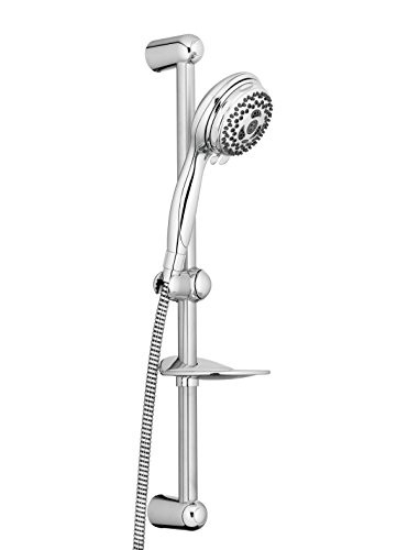 Waterpik SBJL-063VB Power Spray Slide Bar Hand Held Adjustable Shower Head, Chrome