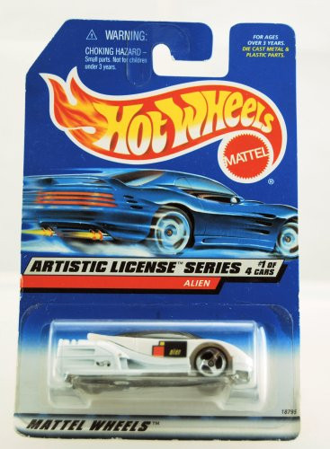 Hot Wheels - 1997 - Artistic License Series - #729 - Alien - White - 1of4 - Limited Edition - Rare - Mint - Collectible