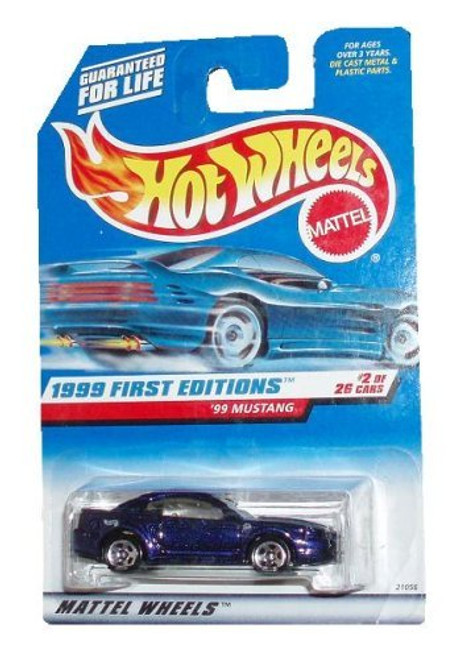 Hot Wheels 1999: First Editions : '99 Mustang 1/64 scale (2 of 26 Collector #909) Hot Wheels 1999: First Editions : '99 Mustang 1/64 scale (2 of 26 Collector #909)