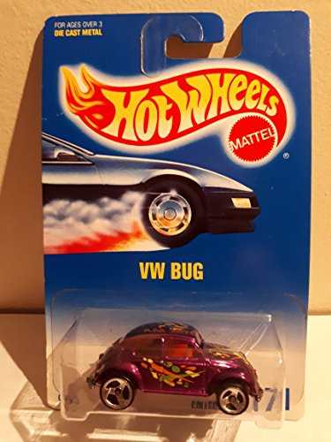 Mattel Hot Wheels 1998 1:64 Scale Purple VW Beetle Bug Die Cast Car Collector #171