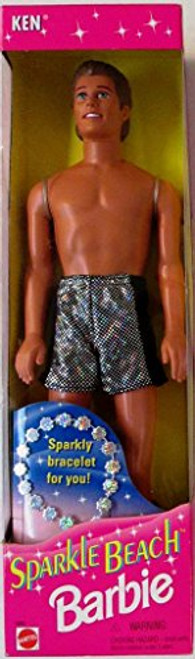 Mattel Sparkle Beach Ken Barbie Doll with a Bracelet for You Mattel Sparkle Beach Ken Barbie Doll with a Bracelet for You