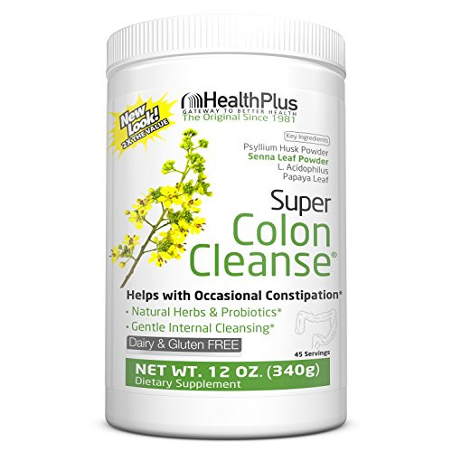 Health Plus Super Colon Cleanse: 10-Day Cleanse -Detox |  More than 2 Cleanses, 12 Ounces
