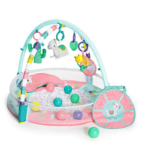 Bright Starts 4-in-1 Rounds of Fun Activity Gym & Ball Pit, Newborn +