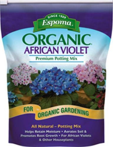 Espoma AV4,  Organic African Violet Potting Mix, 4-Quart