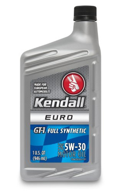 Kendall (1060746-AI) GT-1 5W-30 Full Synthetic Euro Motor Oil - 1 Quart Kendall (1060746-AI) GT-1 5W-30 Full Synthetic Euro Motor Oil - 1 Quart