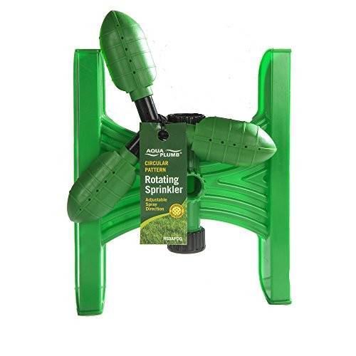 Aqua Plumb Rotating Sprinkler with 3-Arm Circular Pattern