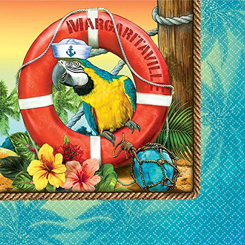 Amscan Margaritaville Luncheon Party Napkins, 36 Ct.